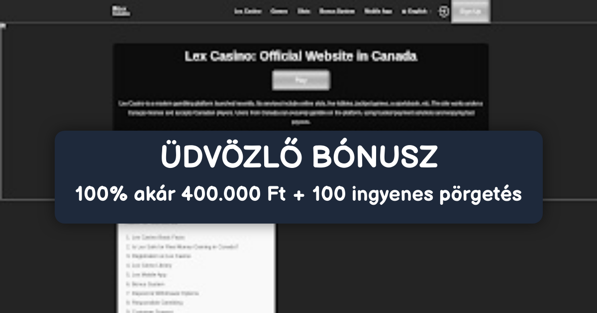 Lex Casino Magyarország